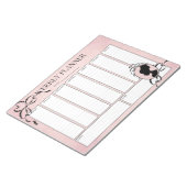 毎週のプランナービクトリアンスタイル60s Cameoメモ帳 ノートパッド (アングル)