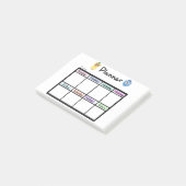 毎週のプランナー投稿のメモ ポストイット (アングル)