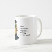 毎週のマグの月曜日 コーヒーマグカップ (正面右)