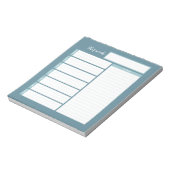 毎週のメニュー計画メモ帳 ノートパッド (回転)