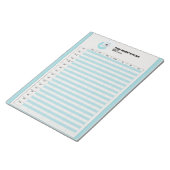 毎週の勉強プランナー ノートパッド (アングル)