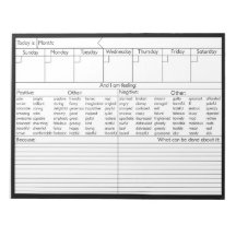 毎週の感情カレンダー – パーソナライズ
