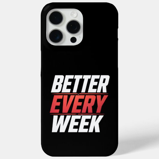 毎週少しずつ良くなる Case-Mate iPhoneケース (裏面)