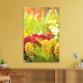 毎週金曜日の果物と野菜の市場。 キャンバスプリント (インサイチュ (リビング))