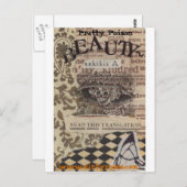 毒かわいらし美しい ポストカード (正面/裏面)