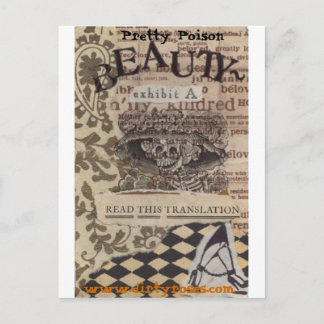 毒かわいらし美しい ポストカード