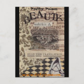 毒かわいらし美しい ポストカード (正面)