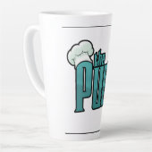 毒が吹く カフェラテマグ (左アングル)