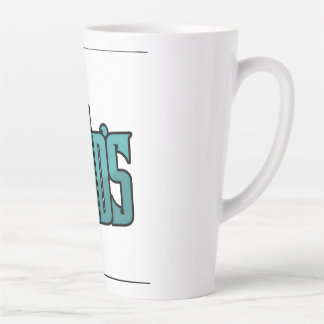 毒が吹く カフェラテマグ