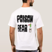 毒くままたはカップケーキくまのワイシャツ(人) Tシャツ (裏面)