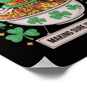 毒にならないかチェックする父税 St Patrick's D ポスター (角)