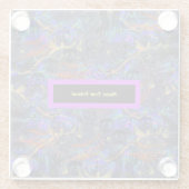 毒に名前を付ける ガラスコースター (裏面)