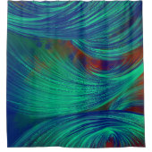 毒のあるジャングル シャワーカーテン (正面)