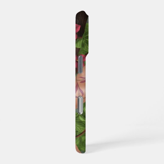 毒のある女の子、ツタ iPhoneケース (右側面)