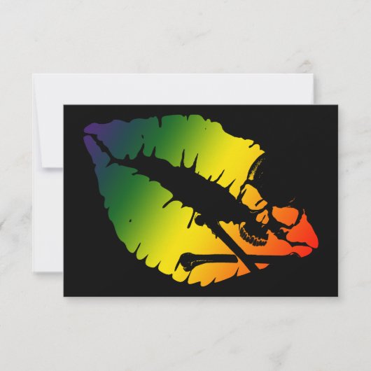 毒のキス 招待状 (正面)