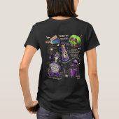 毒のハロウィンシャツを選べ Tシャツ (裏面)