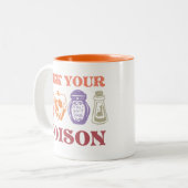 毒のマグを選ぶ ツートーンマグカップ (正面左)