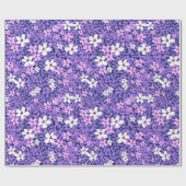 毒の庭 |オレアンダーのピンクと紫 ラッピングペーパー (フラット)