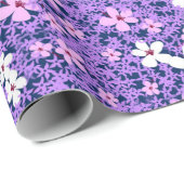 毒の庭 |オレアンダーのピンクと紫 ラッピングペーパー (ロールコーナー)