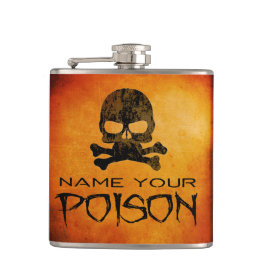 毒の瓶に名前を付ける フラスク