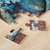 毒の矢のカエルPhylobates vittatus ジグソーパズル (側面)