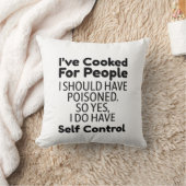 毒を盛るべき人のために料理した クッション (ブランケット)