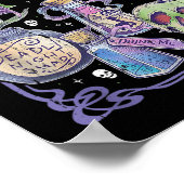 毒を選ぶ、ヴィンテージプリンセスハロウィーン ポスター (角)