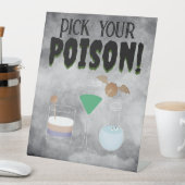 毒を選ぶ 台座サイン (インサイチュ)