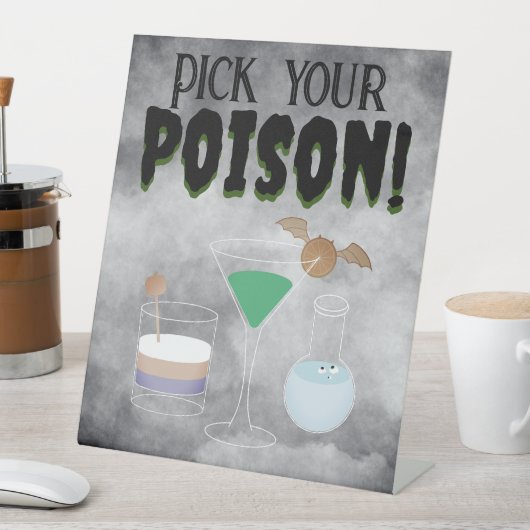 毒を選ぶ 台座サイン (インサイチュ)