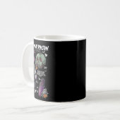 毒を選べおもしろいポーションの幸せH コーヒーマグカップ (正面左)
