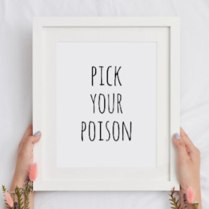 毒を選べ。白黒.ハローウィンパーティ ポスター