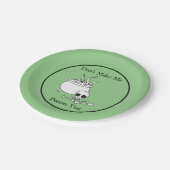 毒を飲ませるな ペーパープレート (アングル)