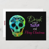 毒を飲んで聖降誕祭招待状 招待状 (正面/裏面)