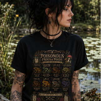 毒カエルとヒキガエル トライブレンドTシャツ