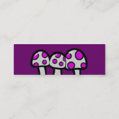 毒キノコのプロファイルカード スキニー名刺 (裏面)