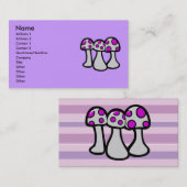 毒キノコの名刺 名刺 (正面/裏面)