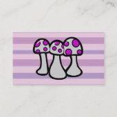 毒キノコの名刺 名刺 (裏面)