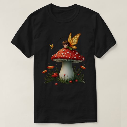毒キノコの妖精 Tシャツ (デザイン正面)