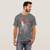 毒キノコイカ Tシャツ (正面フル)