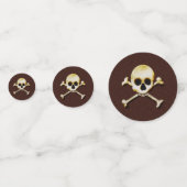 毒スカル及び石骨デザイン コンフェッティ (正面)