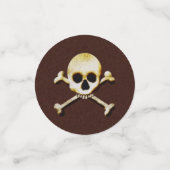 毒スカル及び石骨デザイン コンフェッティ (スモール正面)