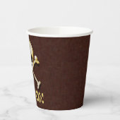 毒スカル及び石骨デザイン 紙コップ (左)