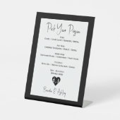 毒スケルトンの白い結婚バーメニューを選択 台座サイン (正面)