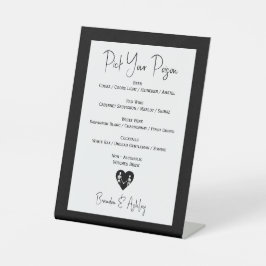 毒スケルトンの白い結婚バーメニューを選択 台座サイン