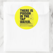 毒タップ水 ラウンドシール (バッグ)