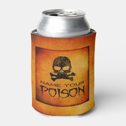 毒ハロウィーン飲料の名前をクーラーボックス 缶クーラー (缶正面)