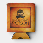 毒ハロウィーン飲料の名前をクーラーボックス 缶クーラー (正面)