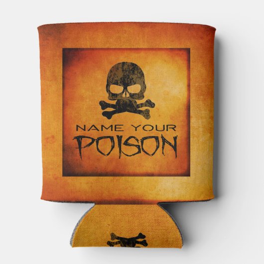 毒ハロウィーン飲料の名前をクーラーボックス 缶クーラー (裏面)