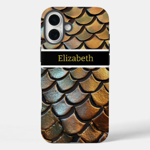毒ヘビの皮の複雑な質感 iPhone 16 PLUSケース