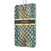 毒ヘビの皮膚の複雑なパターン カーエアーフレッシュナー (左)